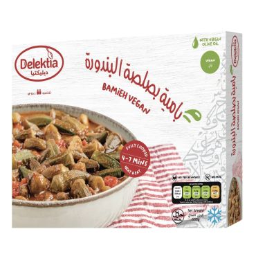 Delektia Bamieh Stew Vegan Frozen Meal, 500 G